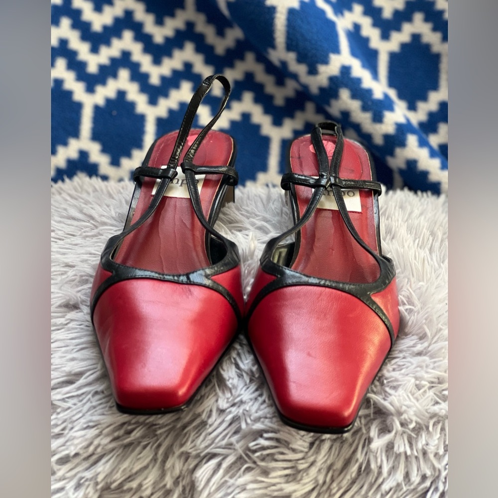 Impo black and red heels